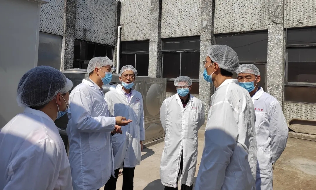 广州市生态情形局海珠区分局局长区劲邦一行到必发7790公司检查指导事情