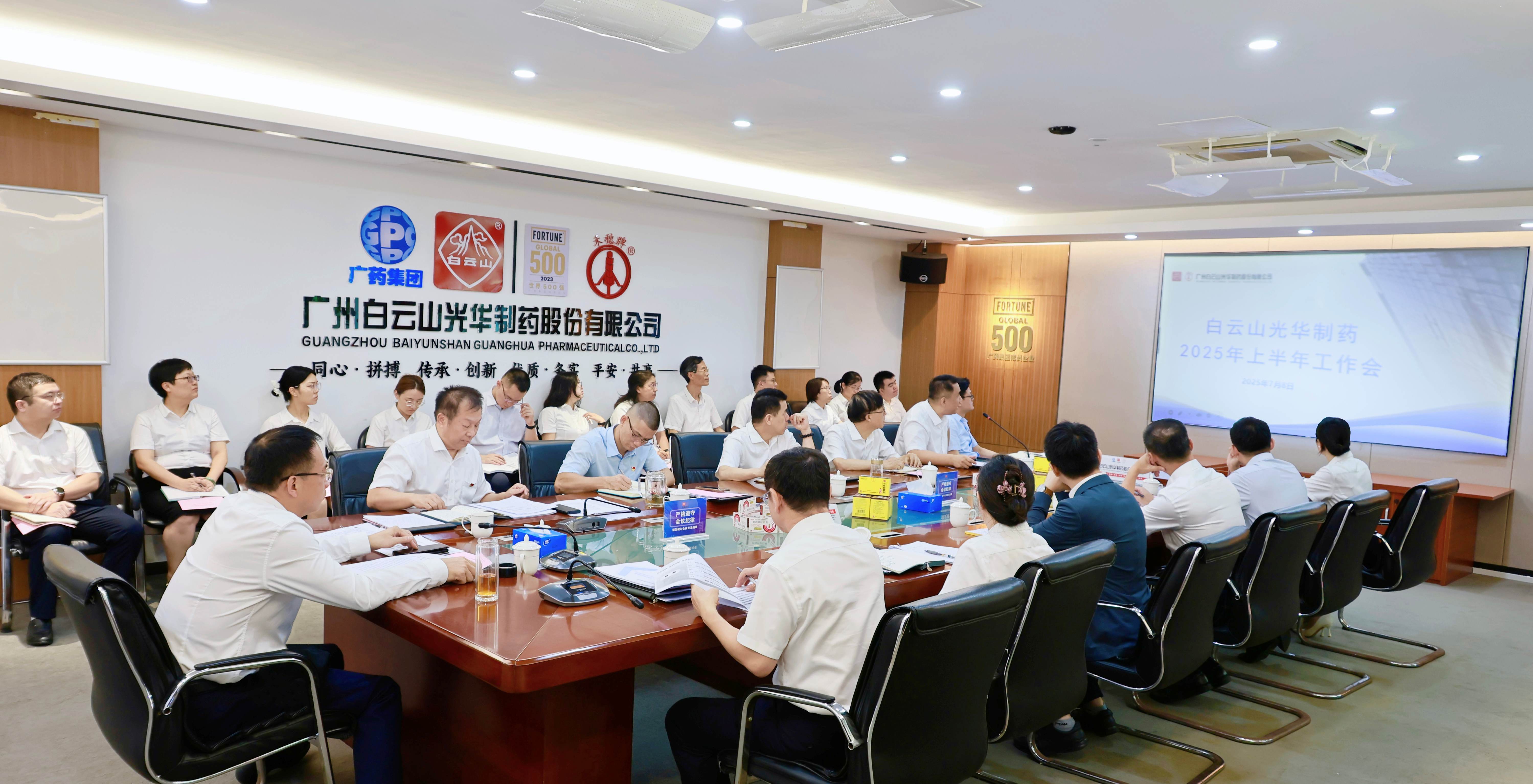 严实作风强基本 奋楫冲刺立异绩——白云山必发7790制药召开2025年上半年岁情聚会